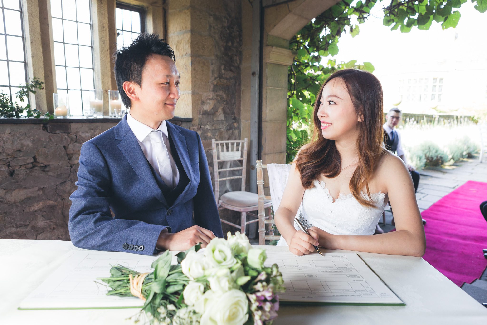 Summer Wedding at Haddon Hall - The Service