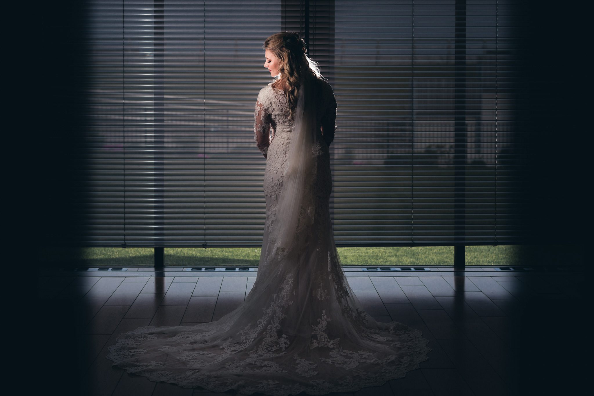 Gorgeous bridal portrait